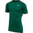 thumbnail image 1 of Nike Mens Pro Fitted Short Sleeve Training Tee (Large Green), 1 of 2