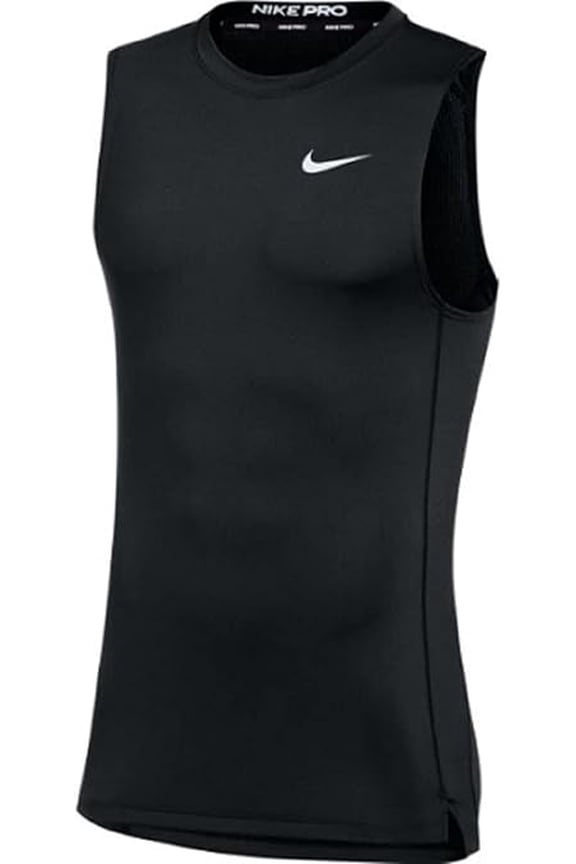 Mens Pro Sleeveless Training Tee Medium, Black