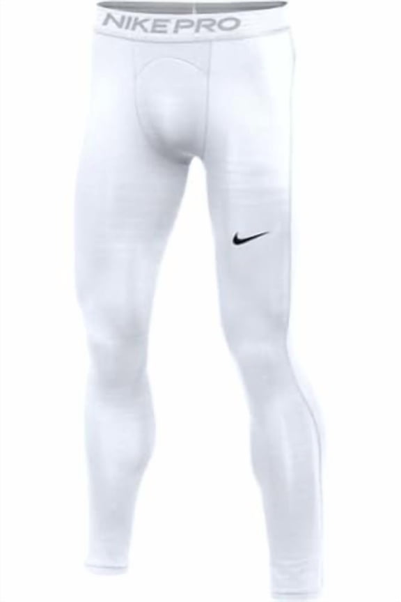 Mens Pro Warm Training Tight (Medium, White)