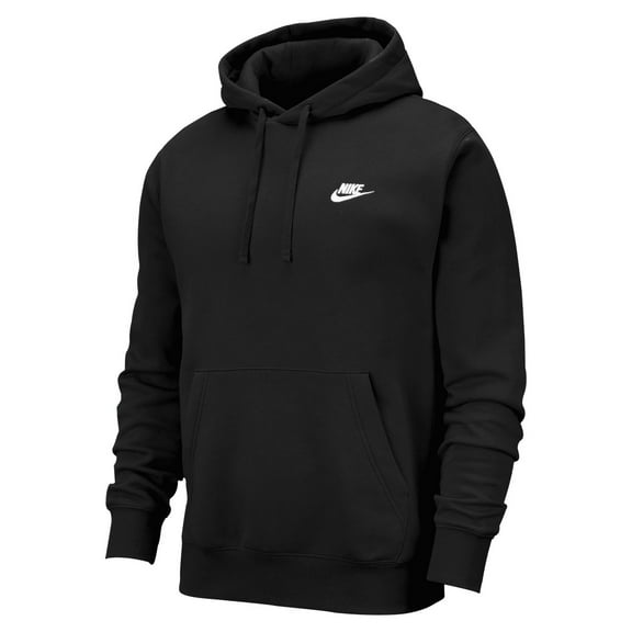 Nike Mens Pull Over Hoodie Black/Black/White 4X-Large