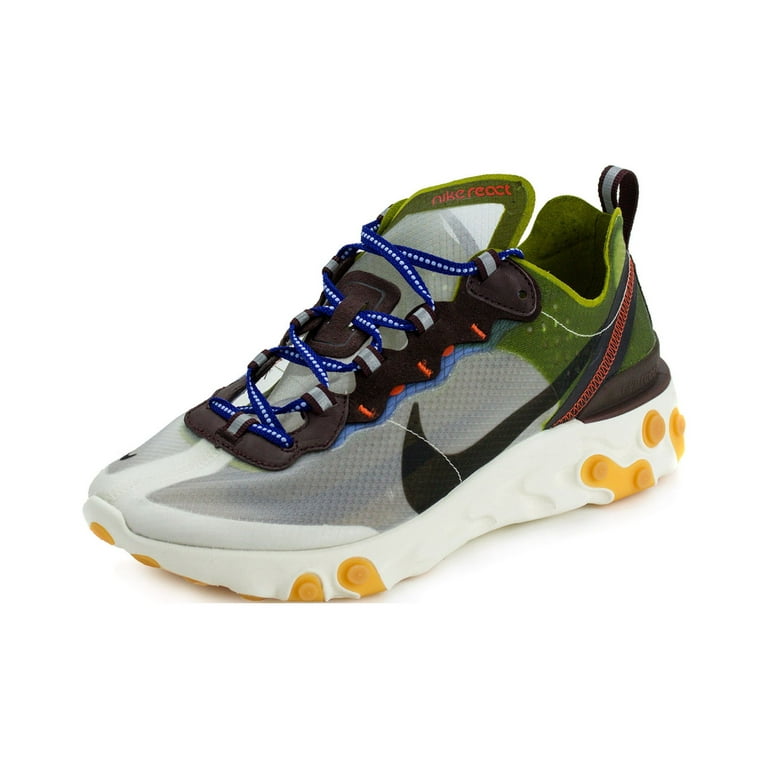 Nike Mens React Element 87 Moss Black AQ1090 300 Walmart