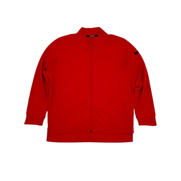 Nike Mens Red Dri-Fit Basketball Long Sleeve Track Jacket X-Large