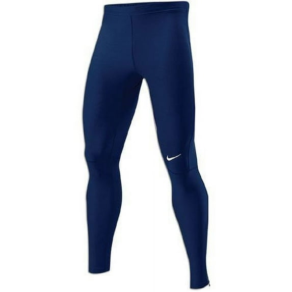 Nike Mens Running Filament Tights, Navy Blue, X-Large