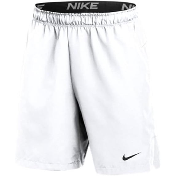 Nike Mens Shorts Dri-Fit Flex Woven Shorts 7inch (US, Alpha, Small, Regular, Regular, White)