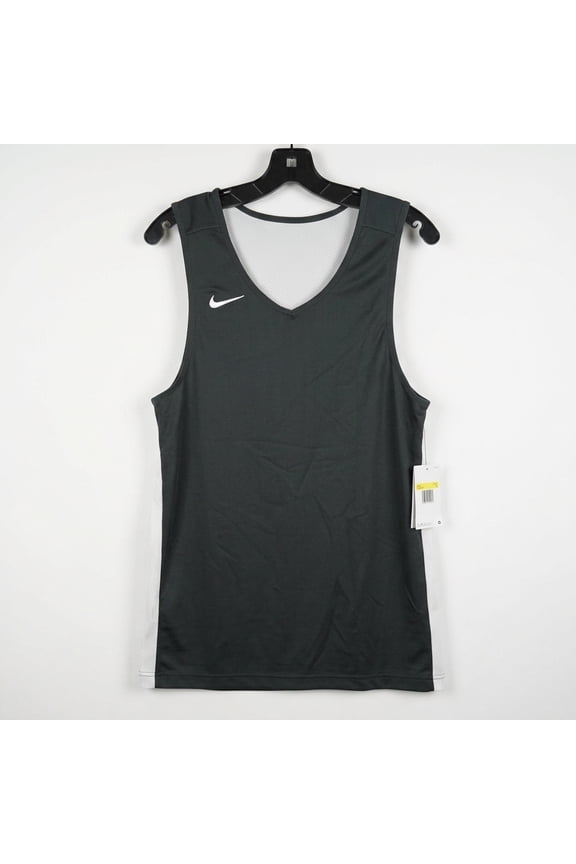 Mens Small Reversible Dri-FIT Tank Top Black White Gym Training Jersey