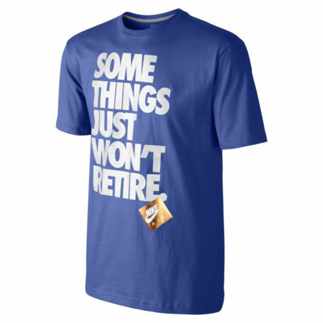 Nike Mens Something Just WonT Retire Tee XL Walmart