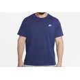 thumbnail image 1 of Nike Mens Sportswear Club Basic T-Shirt Blue White Crew Neck Tall XL New, 1 of 4