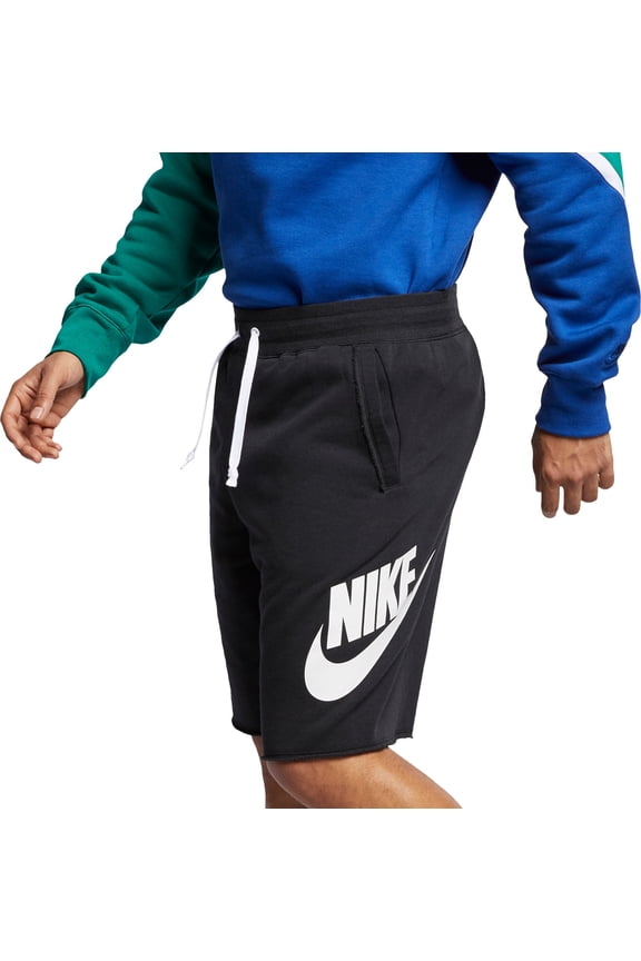 Mens Sportswear HE Short FT Alumni Black/Black/White/White Large