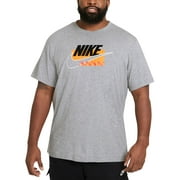Nike Mens Sportswear Logo T-Shirt,Dark Grey Heather,Medium