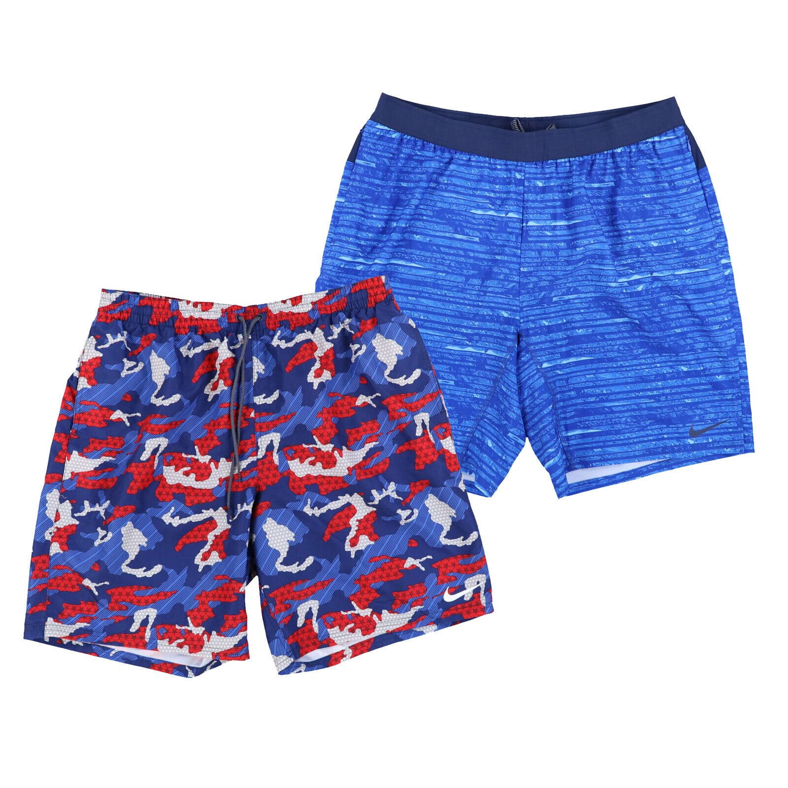 Nike Mens Swim Trunks Swimsuit Bottoms Bathing Suit Summer Pockets Blue New Nwt