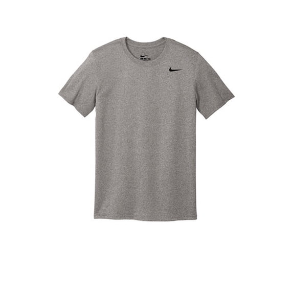 Nike Mens Team Legend Short Sleeve Crew T-Shirt Medium, Carbon Heather
