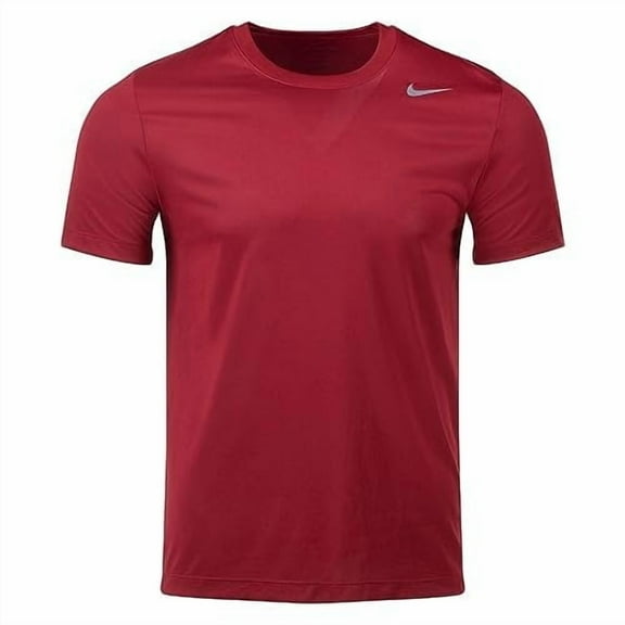 Nike Mens Team Legend Short Sleeve Crew T-Shirt as1, Alpha, l, Regular, Regular, Crimson