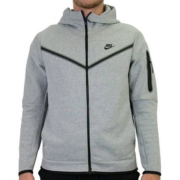 Nike Mens Tech Fleece Hoodie Dark Grey Heather/Black XX-Large