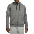 thumbnail image 1 of Nike Mens Therma-FIT Full-Zip Logo Charcoal Heather 3XL Hoodie Sweatshirt, 1 of 1