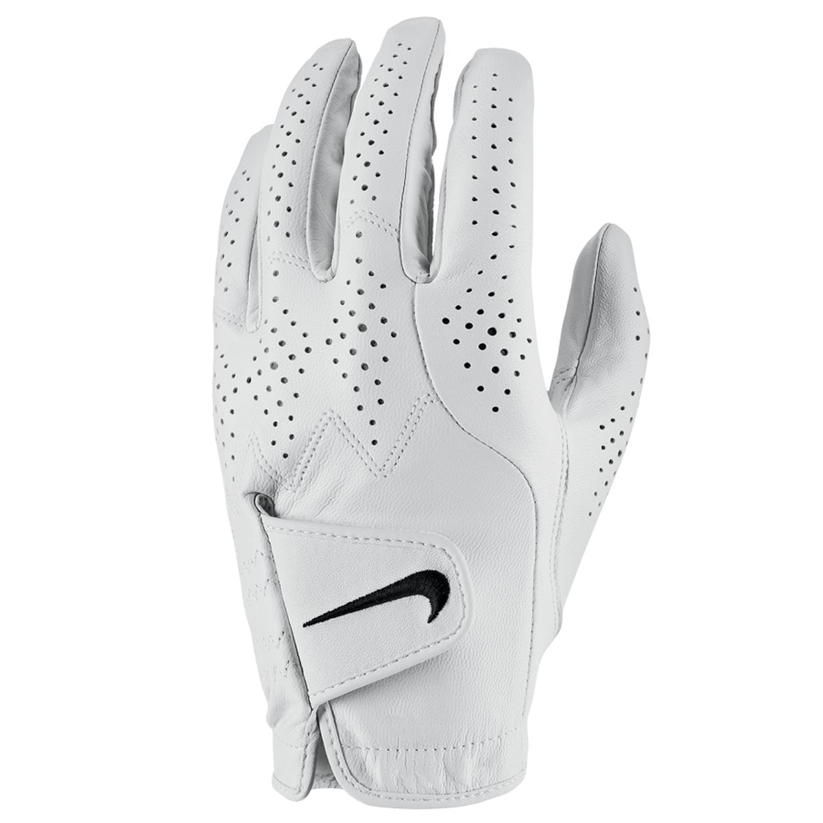Nike Mens Tour Classic IV Left Hand Golf Glove White | White | Black XL
