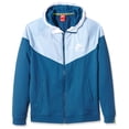 thumbnail image 1 of Nike Mens Track And Field Woven Full Zip Hooded Jacket Size-Large Color-Blue White, 1 of 1
