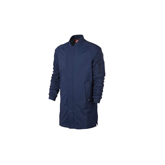 Nike Mens Two Way Zipper With A Snap Storm Jacket