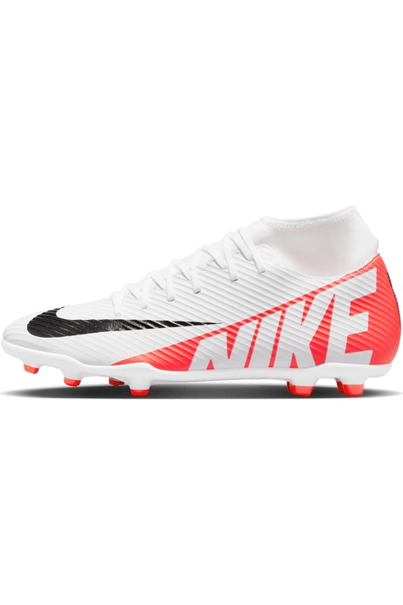 Mercurial Superfly 9 Club FG/MG Senior Football Boots, Bright Crimson White Black, 42 EU