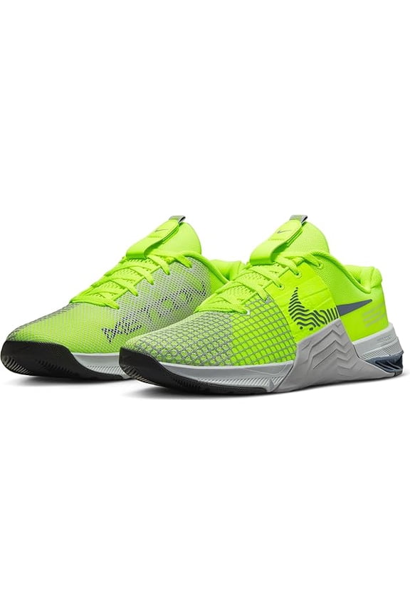 Metcon 8 Mens Training Shoes  Volt/Diffused Blue/Wolf Grey/Photon Dust | Size 10.5 | Performance Cross-Training Sneakers