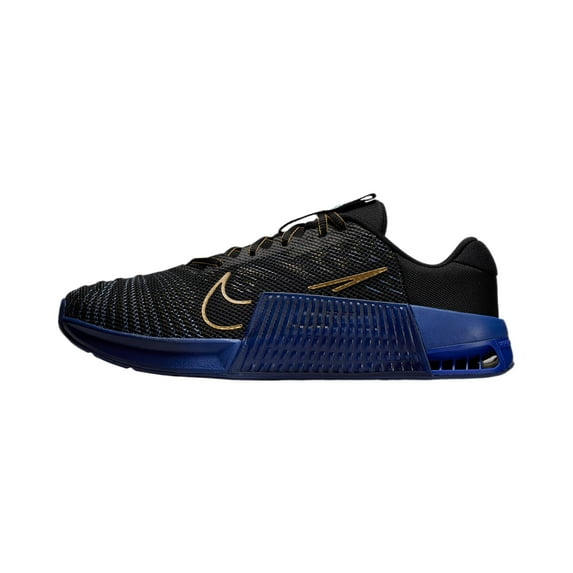Nike Metcon 9 AMP Men's Workout Shoes HF1098-001, Black/Deep Night/Copper Moon/Blue Void Size 9.5