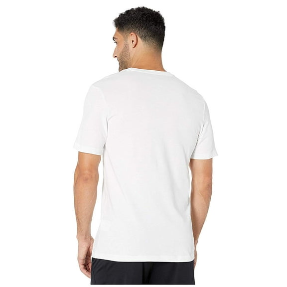 Men's Nike Icon Futura Tee Color: White University Red Size: M