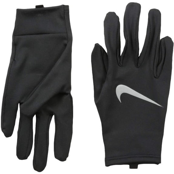 Nike Miler Running Glove M/L Black/Silver, Black/Silver