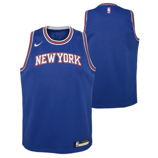 RJ Barrett New York Knicks NBA Boys Youth 8-20 Blue Icon Edition Swingman  Jersey