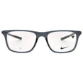thumbnail image 1 of Nike NIKE 7150 034 Men's Dark Grey Rectangular Frame Eyeglasses, 1 of 5