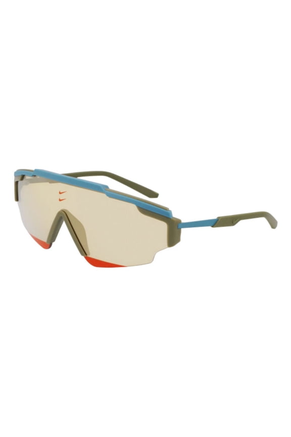 MARQUEE EDGE M 390 64mm Shield Sunglasses Men's Matte Medium Olive