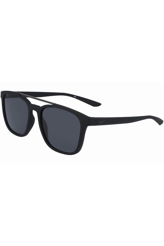 Windfall Matte Black Brow-Bar Square Sport Sunglasses - EV1208 001 - Made in Italy