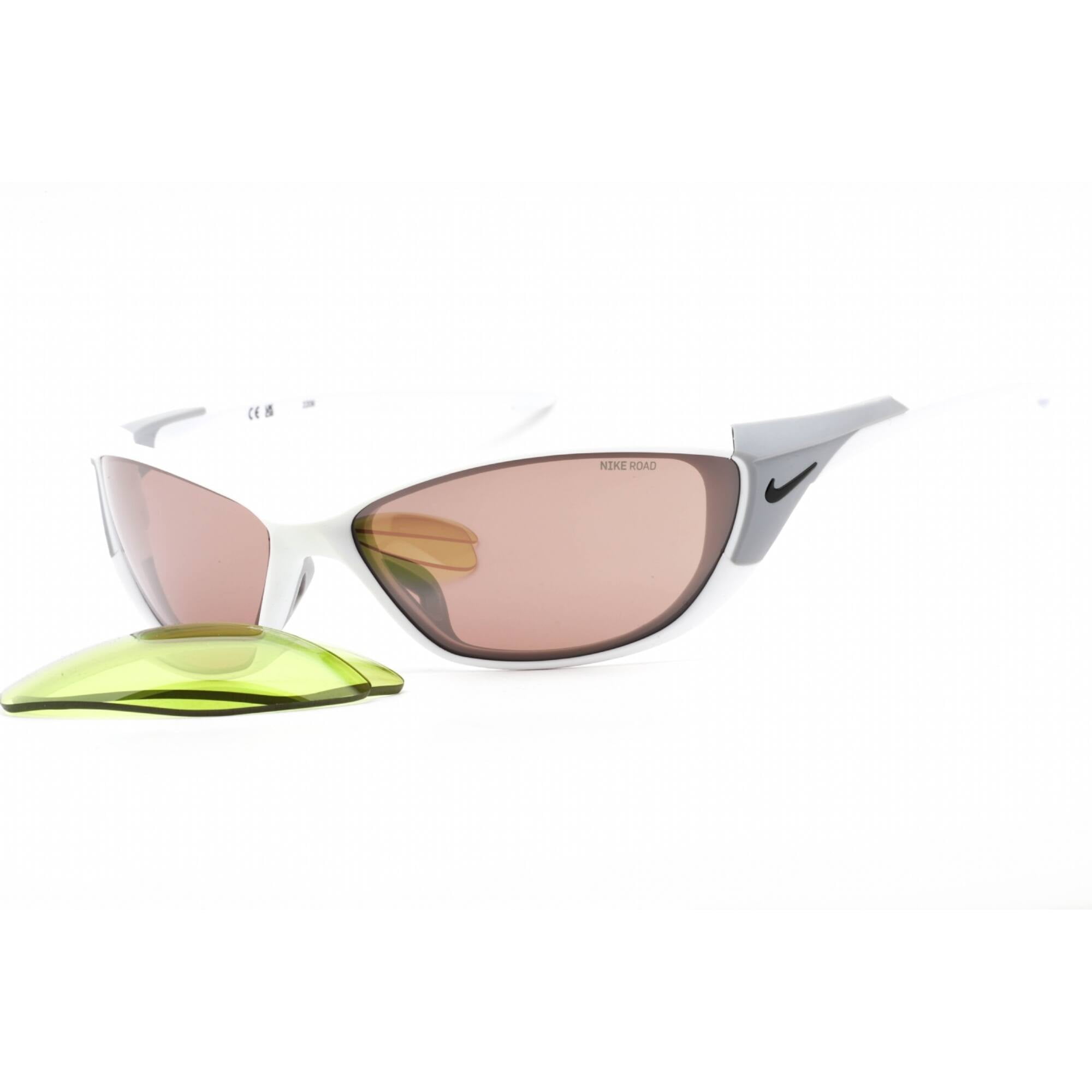 Nike Unisex Sunglasses ZONE E DZ7357 100 Matte White, Sport