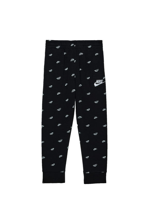 NSW Club All Over Print SSNL Pants (Toddler/FLittle Kids) (Boys, Black, 4 Little Kid)
