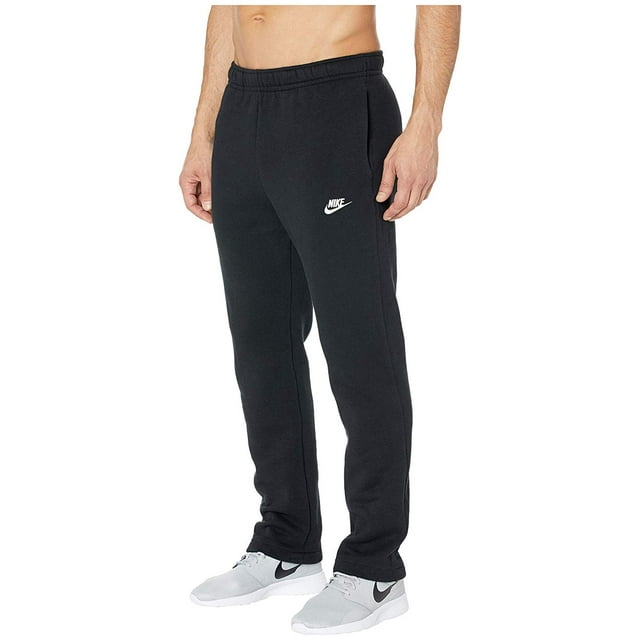 Nike NSW Club Pants Open Hem Black/Black/White