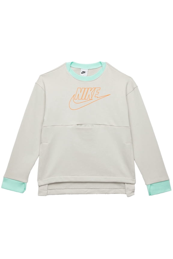 NSW Pack Layering Jacket (Little Kids/FBig Kids) (Kids, Light Bone/Total Orange, L (14-16 Big Kid))