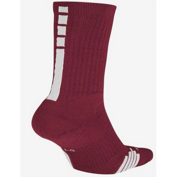 Nike New Elite Crew Basketball Socks Crimson/White Medium