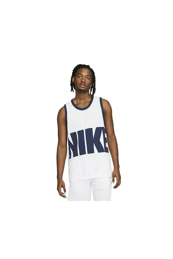 Bb Starting Tank Mens Tank Tops Size M, Color: White/Blue