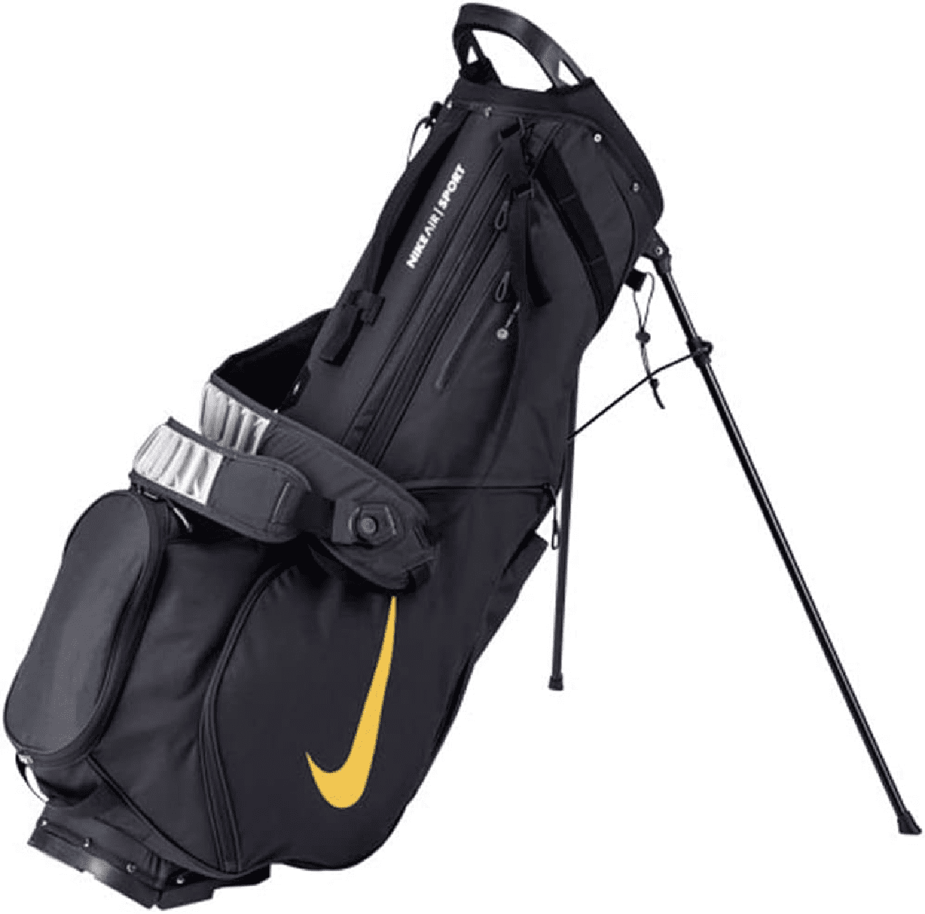 Nike Nikehybridbag-bl-gd Air Hybrid Golf Bag, Black/Gold - Walmart.com