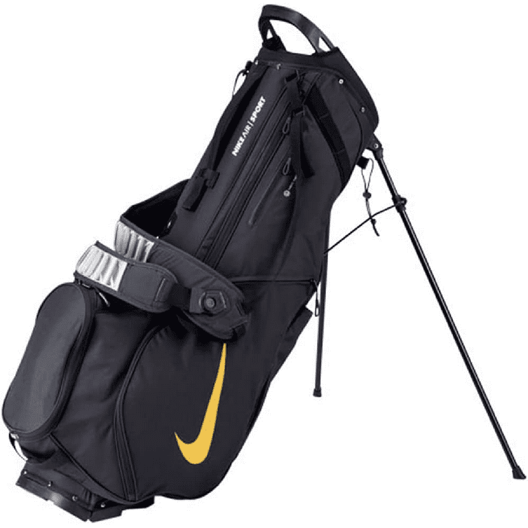 Nike Nikehybridbag-bl-gd Air Hybrid Golf Bag, Black/Gold - Walmart.com