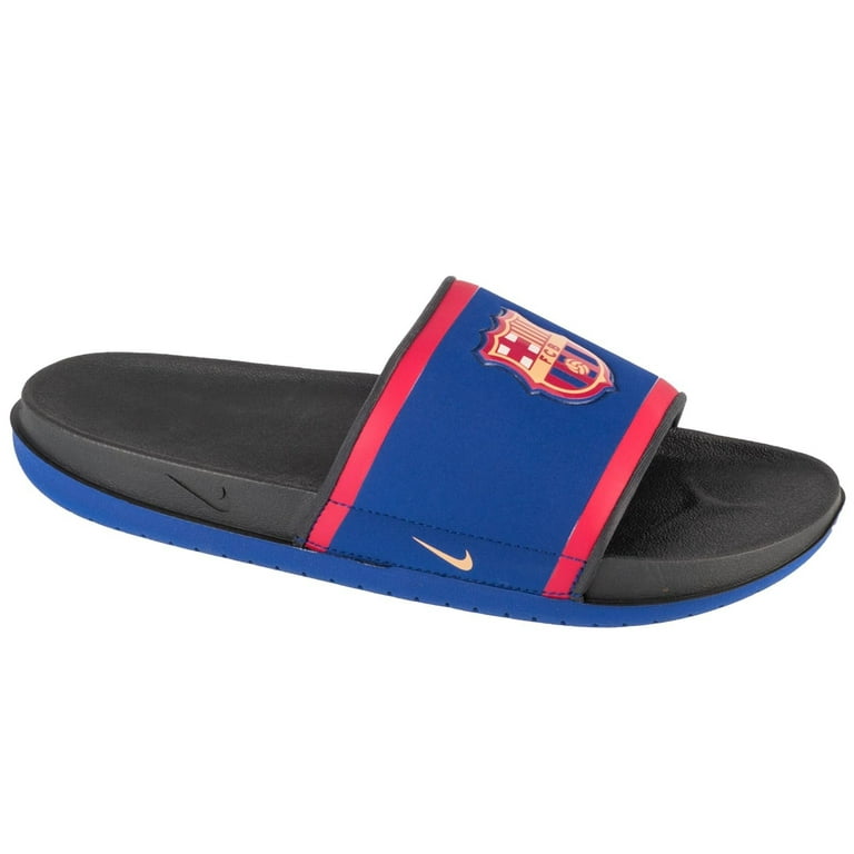Nike Offcourt FC Barcelona Soccer Slides FZ3185-400, Deep 