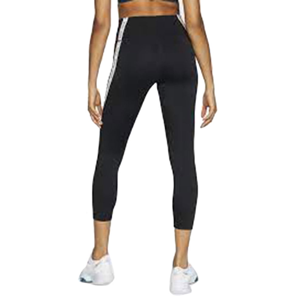 Nike One Cropped Tights Womens Active Pants Size M, Color: Black