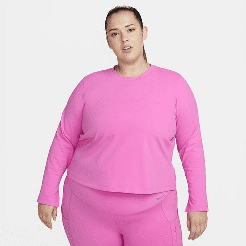 Nike One Fitted Women's Dri-FIT Long-Sleeve Top (Plus Size) Color