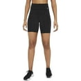 thumbnail image 1 of Nike One Mid-Rise Bike Shorts - Black/White Size M, 1 of 6