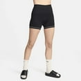 thumbnail image 1 of Nike One Rib Women's High-Waisted 5\ Color: Black/Cool Grey Size: 2XL, 1 of 1