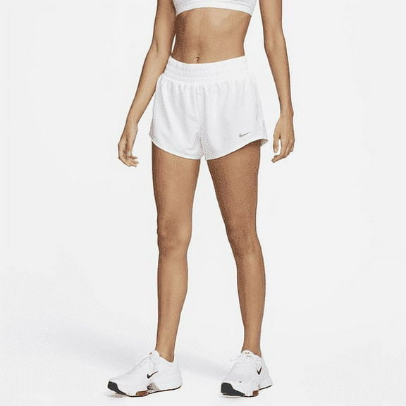 Nike One Women's Dri-FIT Mid-Rise 3\ Color: White Size: 2XL