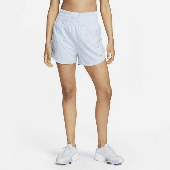 Nike One Women's Dri-FIT Ultra High-Waisted 3\ Color: Light Armory Blue Size: M