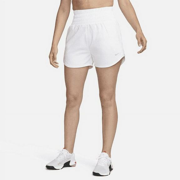 Nike One Women's Dri-FIT Ultra High-Waisted 3\ Color: White Size: S