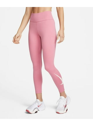 Nike Swoosh Futura Medium Support Training Bra Fireberry Pink Large 