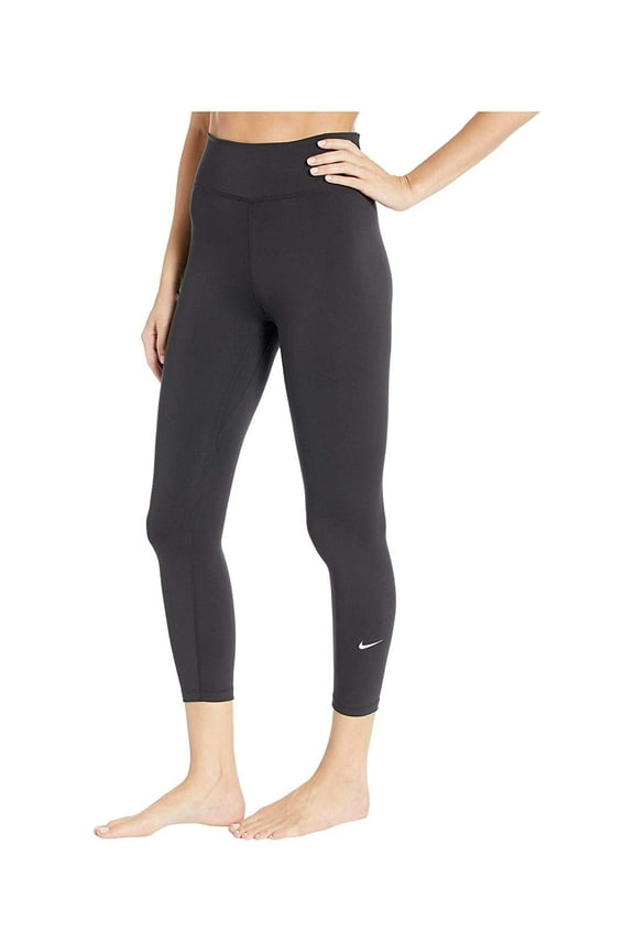 One Women's Training Crop Tights, Black/White XS