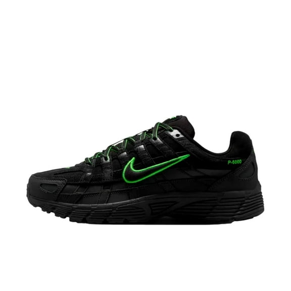 Men's Nike P-6000 PRM Black/Green Strike-Anthracite (IF0668 003) - 9