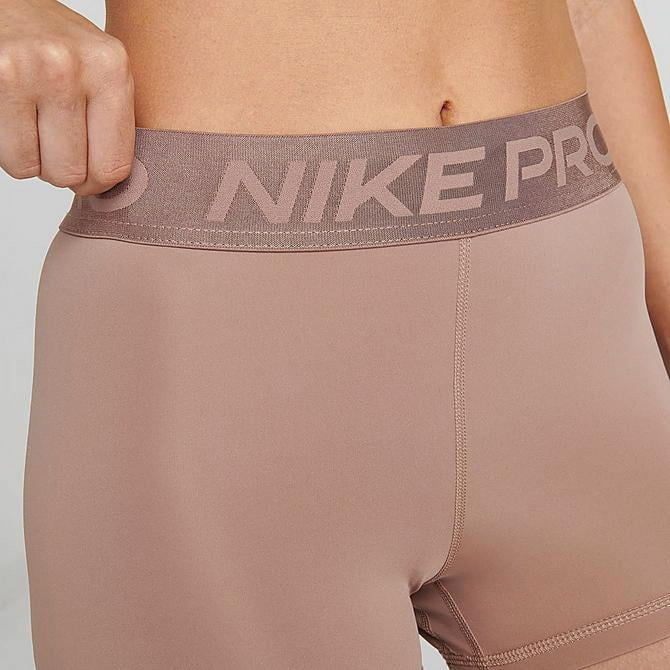 Nike PRO Dri-Fit Inch Mid-Rise Shorts, Desert Dust FQ7935 283 Sz